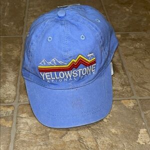 NWT Yellowstone National Park Blue Kids Hat